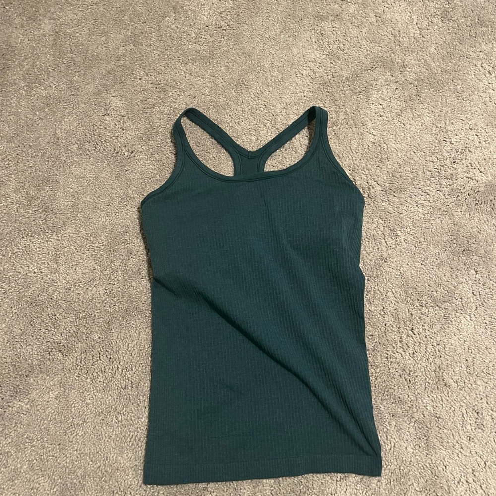 Lululemon Ebb to Street Tank Top Green